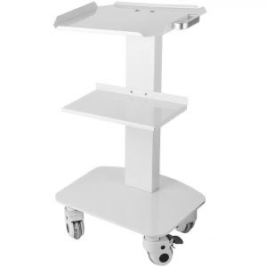 VEVOR 3-Layer Stainless Steel Lab Cart with Wheels for Medical Equipment