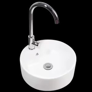 White ceramic pedicure bowl